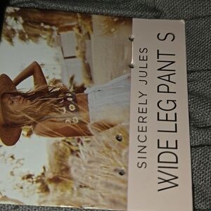 Sincerely Jules Gray Wide Leg Pants